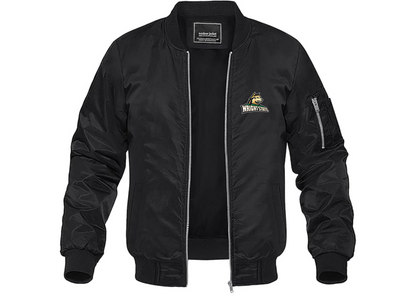 Men's Wright State Raiders Lightweight Bomber Jacket Windbreaker Softshell Varsity Jacket Coat