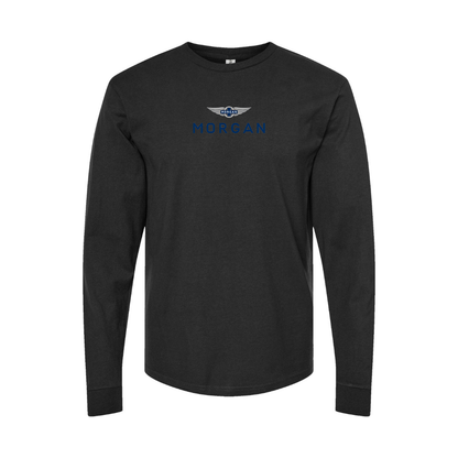 Youth Morgan Logo Cotton Long Sleeve T-Shirt