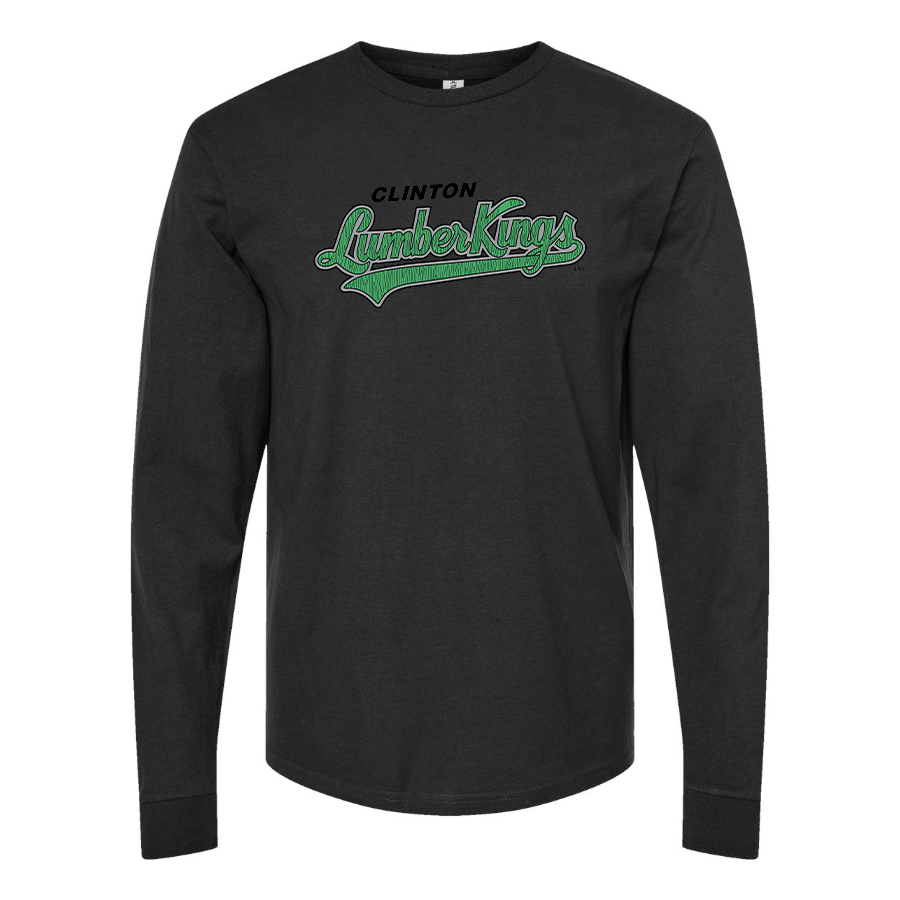 Youth Clinton LumberKings Logo Long sleeves