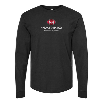 Men's Marino Finland Logo Cotton Long Sleeve T-Shirt