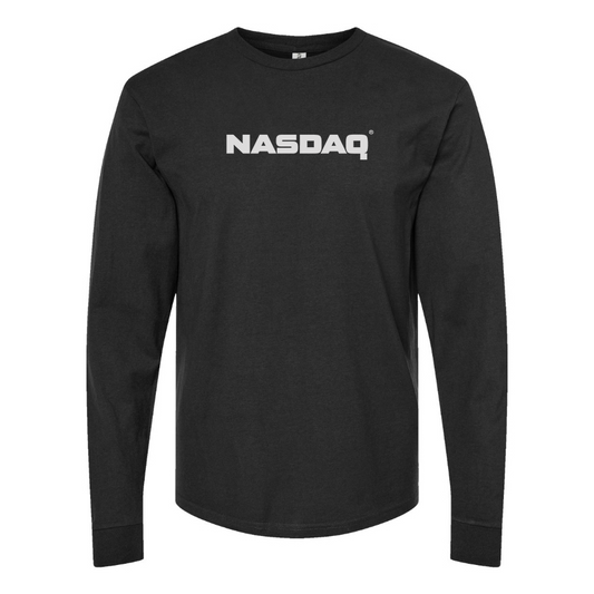 Men's Nasdaq Logo Cotton Long Sleeve T-Shirt
