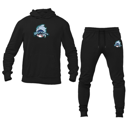 Men's Carmen Delfines Logo Hoodie Joggers Set
