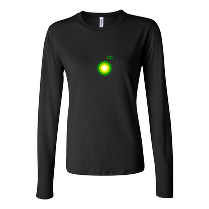 BELLA CANVAS Women’s BP Oil Logo Jersey Long Sleeve Tee