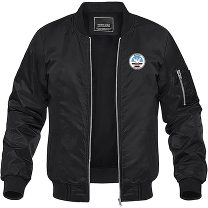 Men's Swansea City Soccer Lightweight Bomber Jacket - Black