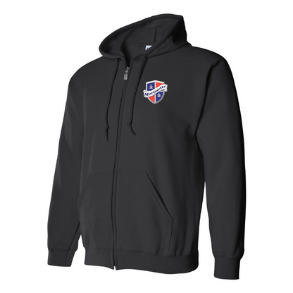Men's Marquette Logo Zipper Hoodie