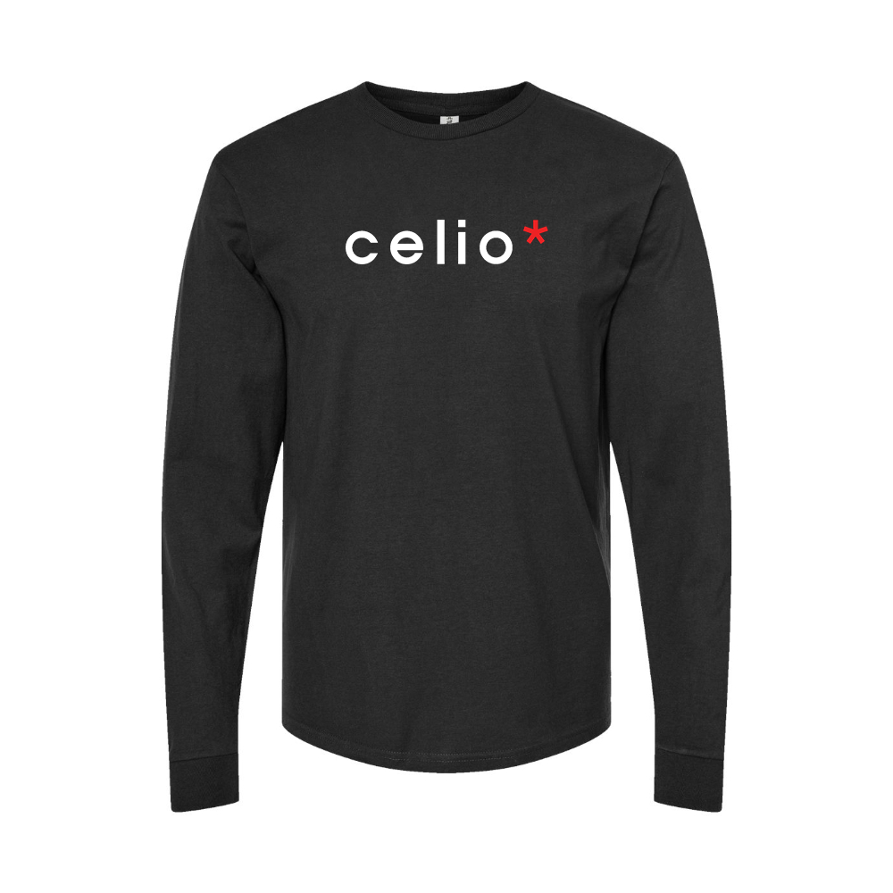 Men's Celio Logo Long Sleeve T-Shirt