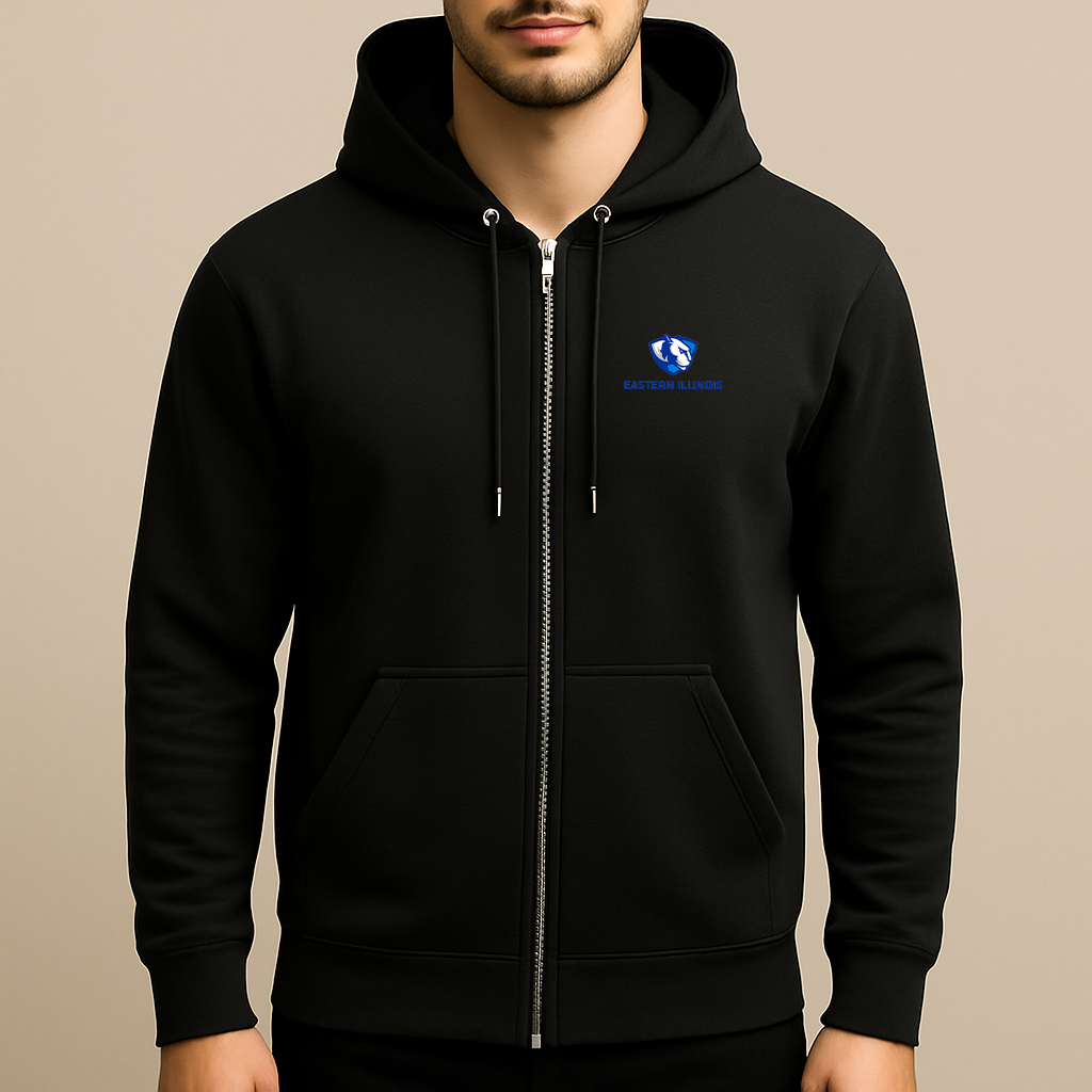 Men's Eastern Illinois Panthers Logo Zipper Hoodie