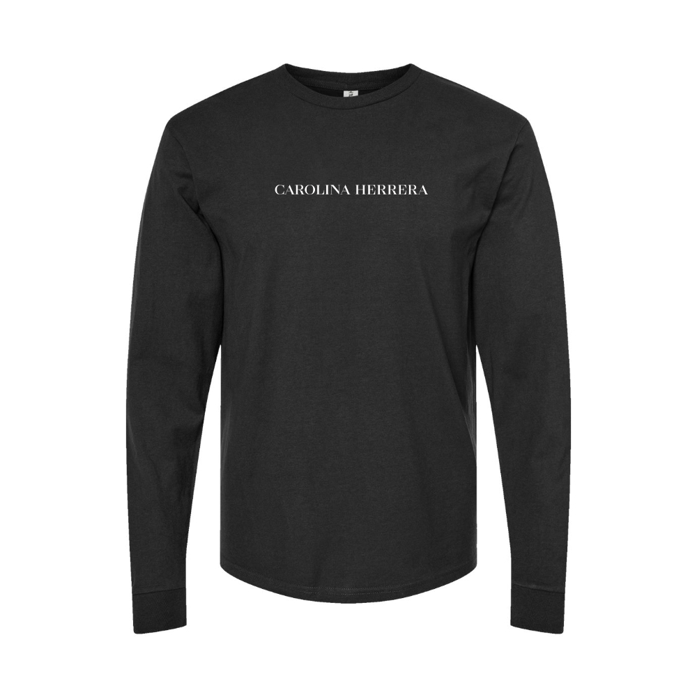 Men's Carolina Herrera Logo Long Sleeve T-Shirt