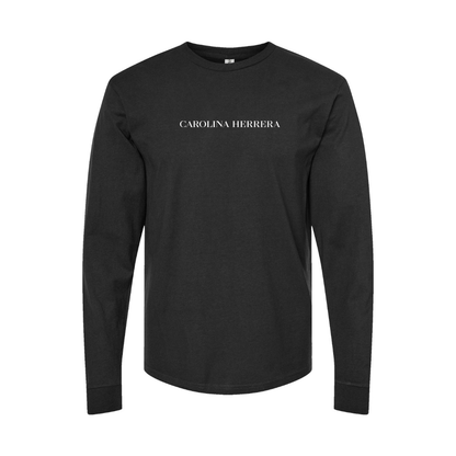Men's Carolina Herrera Logo Long Sleeve T-Shirt