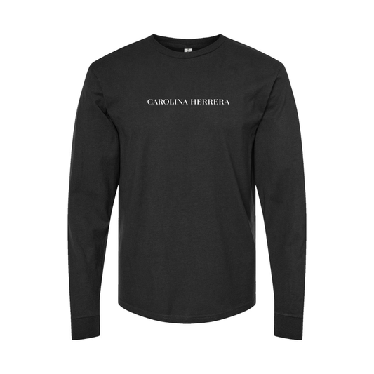 Men's Carolina Herrera Logo Long Sleeve T-Shirt