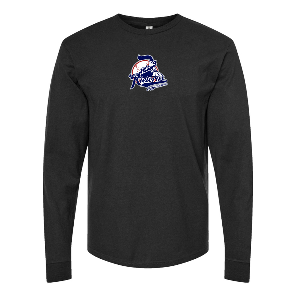 Youth Aguascalientes Rieleros Logo Cotton Long Sleeve T-Shirt