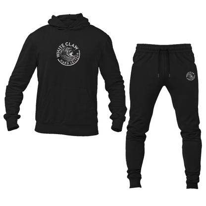 Men's White Claw Logo Hoodie Joggers Set