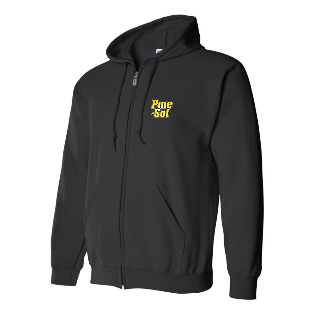 Men's Pine Sol Logo Zipper Hoodie