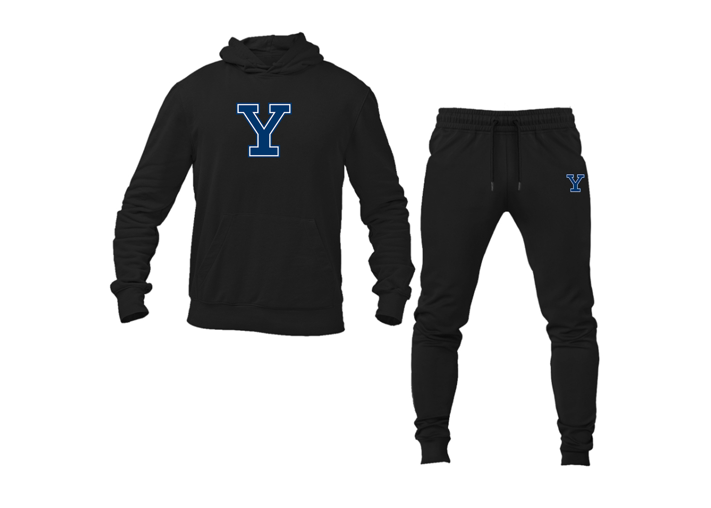 Men's Yale Bulldogs Hoodie Joggers Set