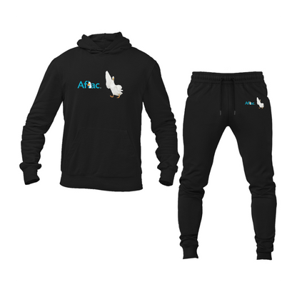 Men's Aflac Logo and Duck Hoodie Joggers Set