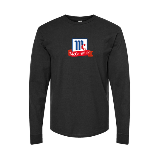 Youth McCormick Logo Cotton Long Sleeve T-Shirt