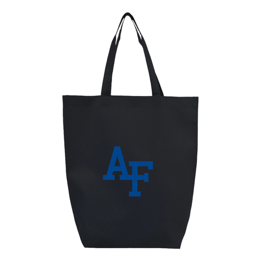 Air Force Falcons Q-Tees Non-Woven Gusset Bottom Tote