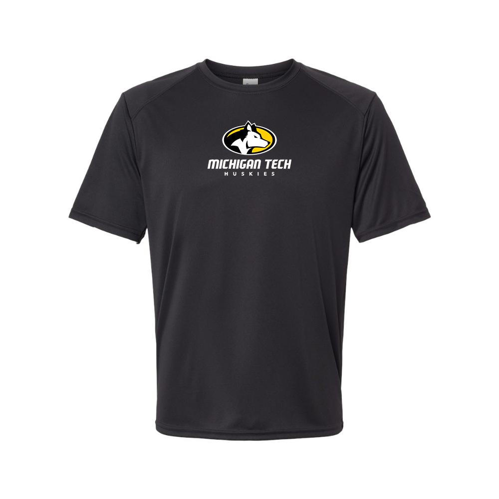 Men's Michigan Tech Huskies Logo Polyester T-Shirt