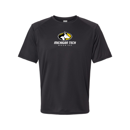 Men's Michigan Tech Huskies Logo Polyester T-Shirt
