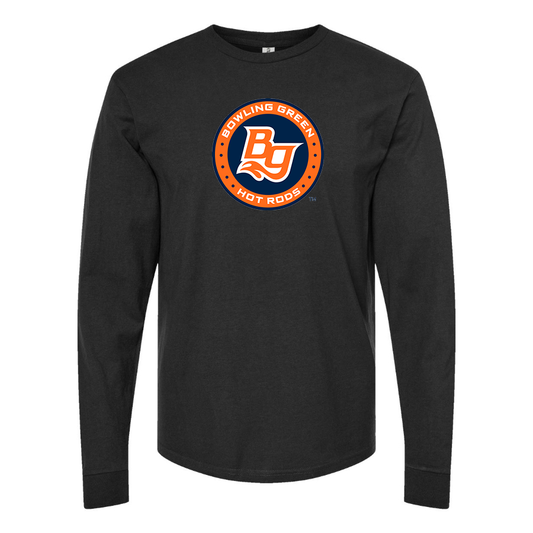 Youth Bowling Green Hot Rods Logo Long sleeves