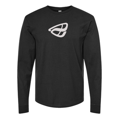 Men's Anfini Logo Cotton Long Sleeve T-Shirt
