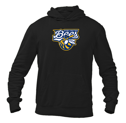 Men's Burlington Bees  Logo Pullover Hoodie