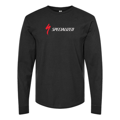 Men's Specialized Logo Cotton Long Sleeve T-Shirt