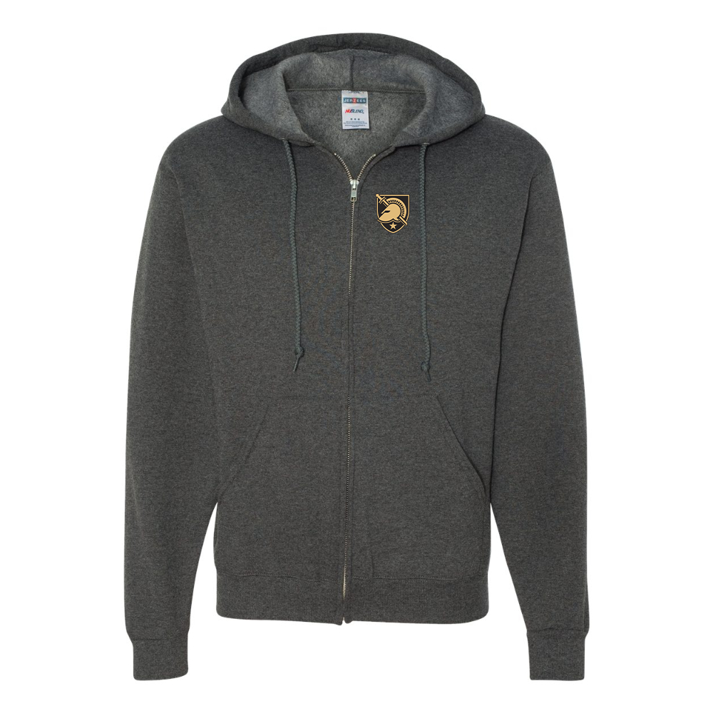 Men's   Army Black Knights  JERZEES NuBlend Full-Zip Hooded Sweatshirt