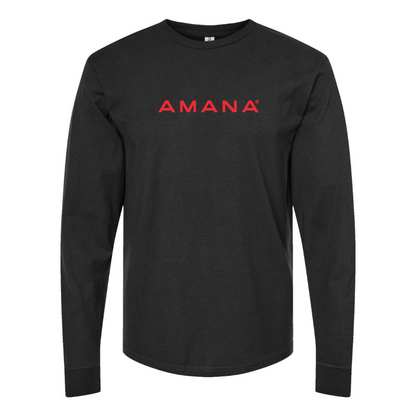 Men's Amana Logo Cotton Long Sleeve T-Shirt