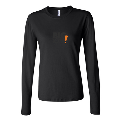 BELLA CANVAS Women’s Big Lots Logo Jersey Long Sleeve Tee