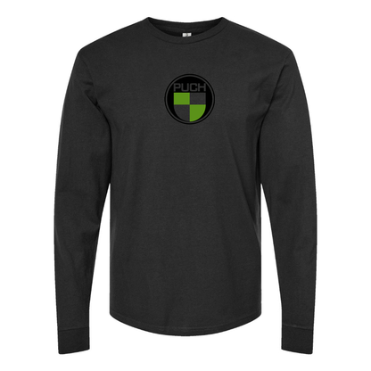 Men's Puch Logo Cotton Long Sleeve T-Shirt