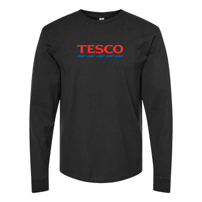 Youth  Tesco Logo Cotton Long Sleeve T-Shirt