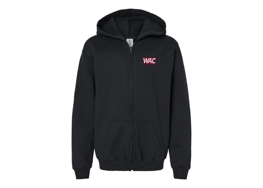 Gildan Heavy Blend Youth Western Athletic Conference Full Zip Hooded Sweatshirt