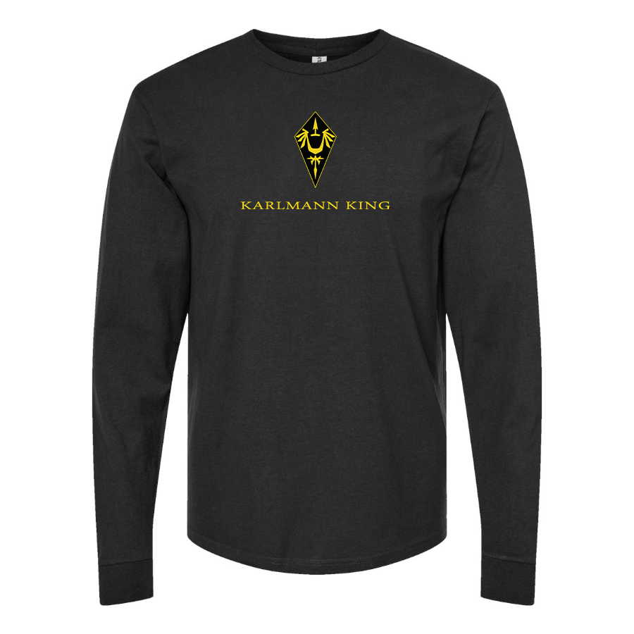 Men's Karlmann King  Logo Cotton Long Sleeve T-Shirt