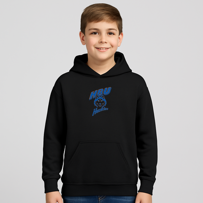 Youth Houston Baptist Huskies Logo Pullover Hoodie