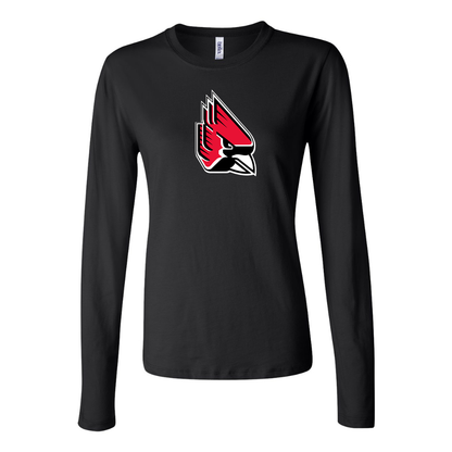 BELLA CANVAS  Ball State Cardinals Jersey Long Sleeve Tee