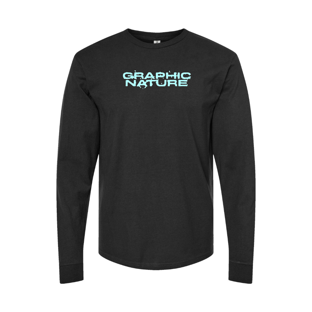 Youth Graphic Nature Logo Cotton Long Sleeve T-Shirt