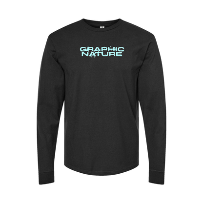 Youth Graphic Nature Logo Cotton Long Sleeve T-Shirt