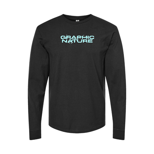 Youth Graphic Nature Logo Cotton Long Sleeve T-Shirt