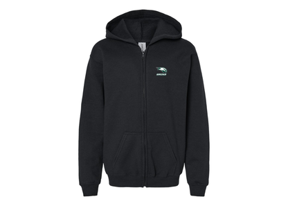 Gildan Heavy Blend Youth Wagner Seahawks Full Zip Hooded Sweatshirt