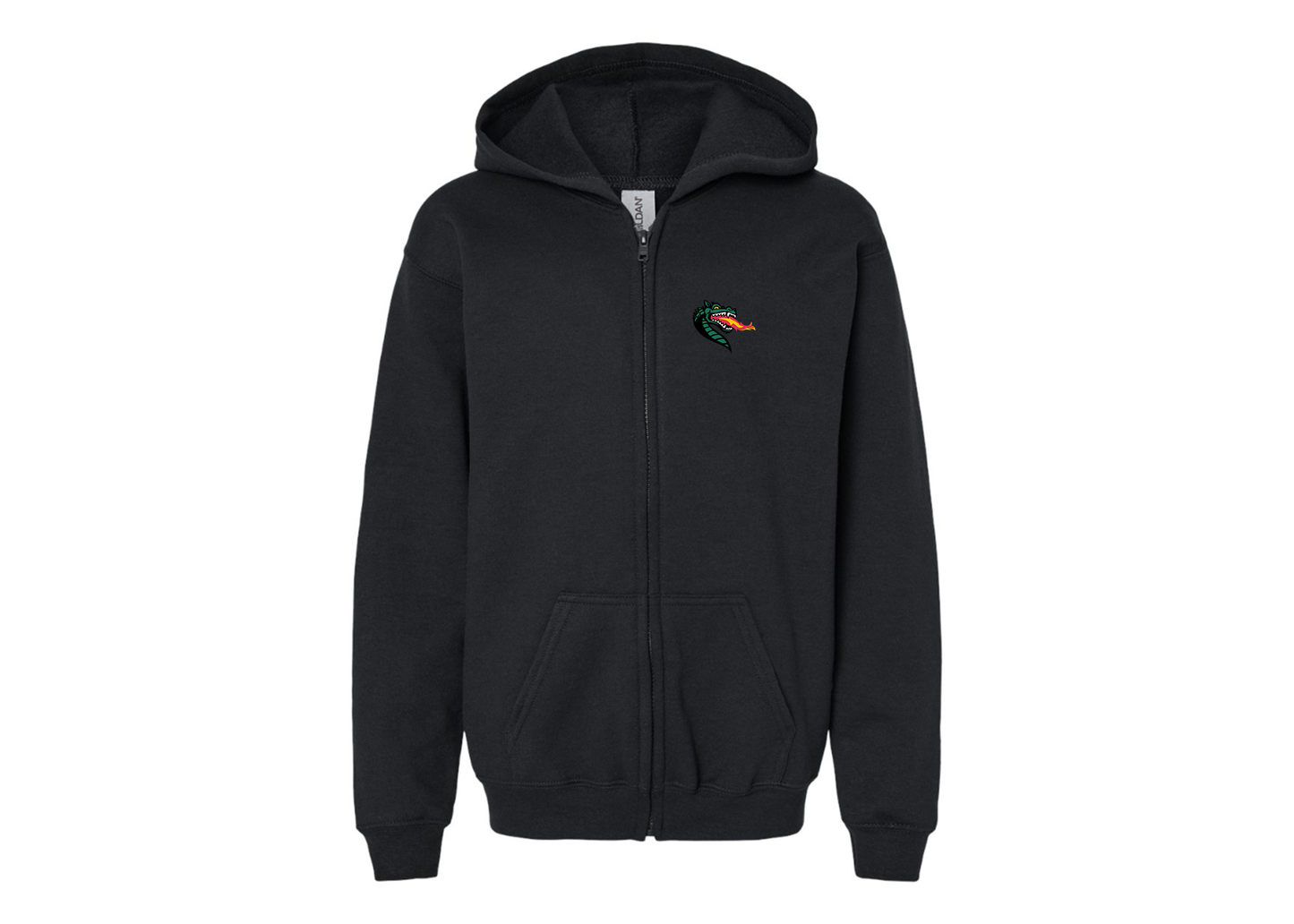 Gildan Heavy Blend Youth UAB Blazers Full Zip Hooded Sweatshirt