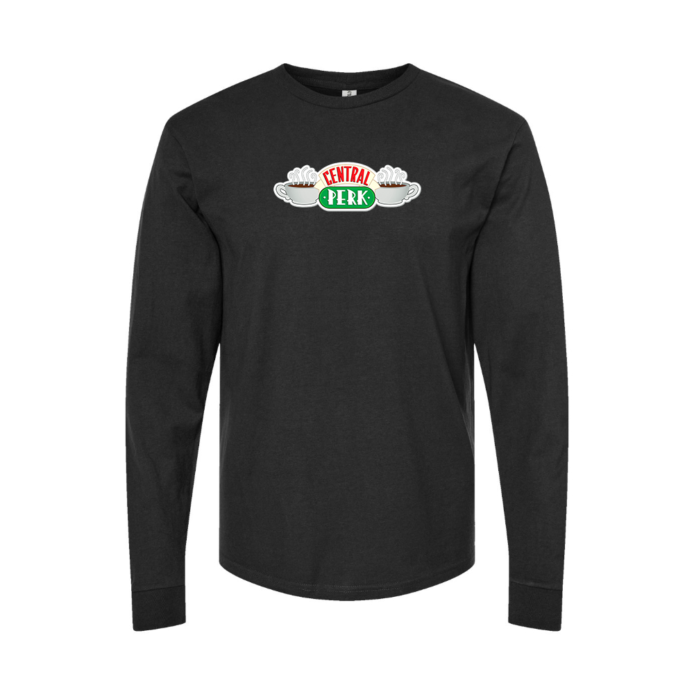 Youth Central Perk Logo Cotton Long Sleeve T-Shirt
