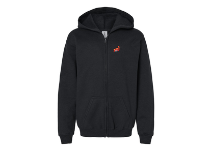 Gildan Heavy Blend Youth NRJ 12 Logo Full Zip Hooded Sweatshirt