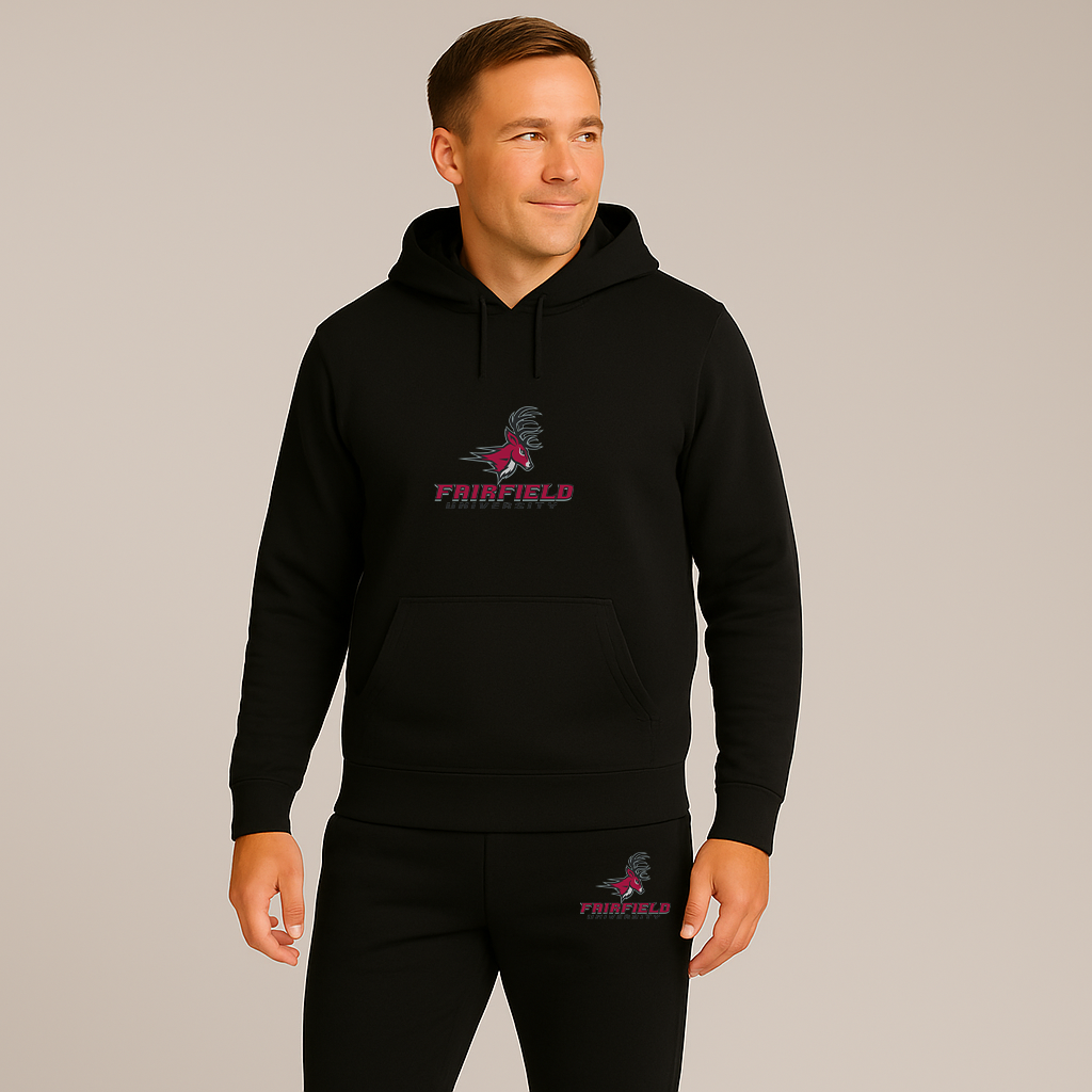 Men's Fairfield Stags Logo Hoodie Joggers Set
