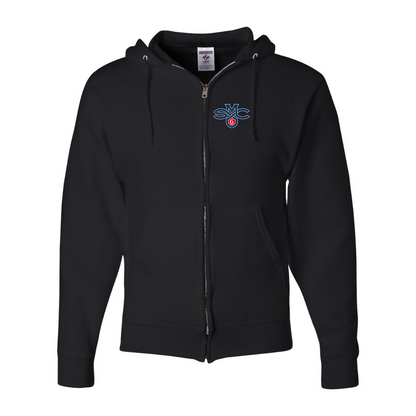 Men's Saint Marys Gaels Logo JERZEES NuBlend Full-Zip Hooded Sweatshirt