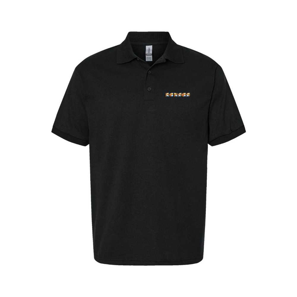 Men's Kansas Logo Dry Blend Polo
