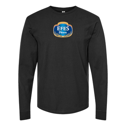 Men's Efes Logo Cotton Long Sleeve T-Shirt