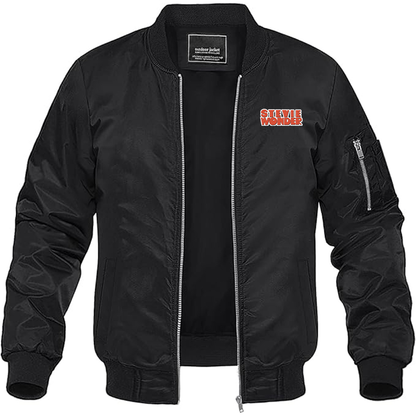 Men's Stevie-Wonder Lightweight Bomber Jacket - Black