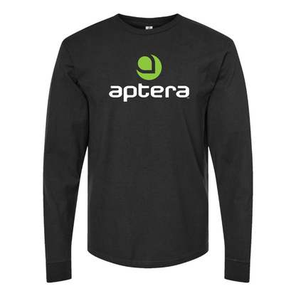 Men's  Aptera Motors Logo Cotton Long Sleeve T-Shirt