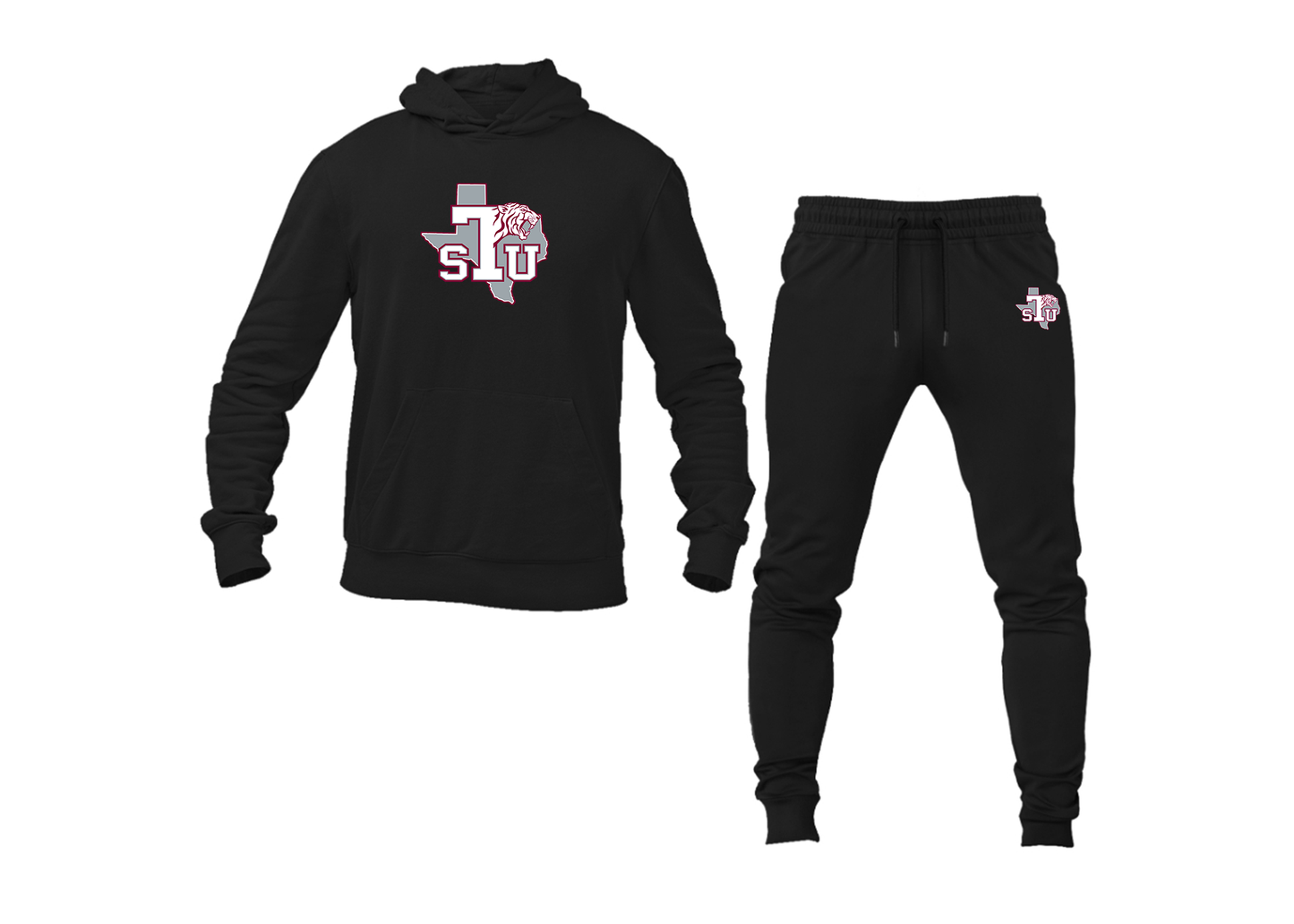 Men's Texas Southern Tigers Hoodie Joggers Set